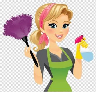Lady clean