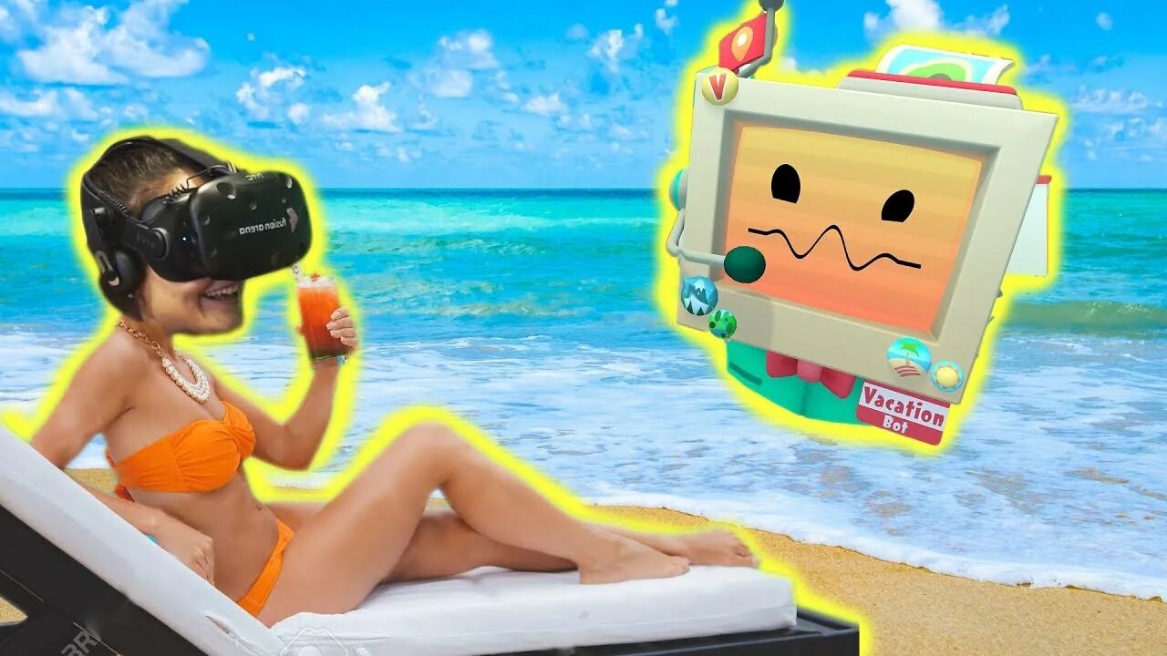 Vacation vr. Симулятор отдыха VR. Отдых на пляже VR. Гейм отпуск. Джоб симулятор отдых.