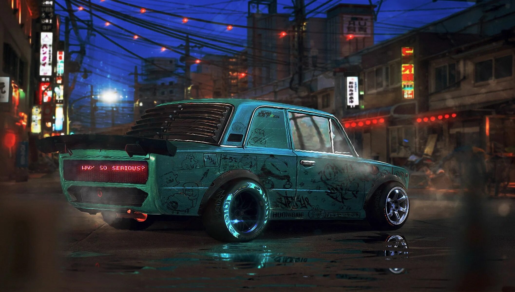 ВАЗ 2108 турбо, КРОПОТКИН - Lada 21088, 2 л, 2005 года тюнинг DRIVE2