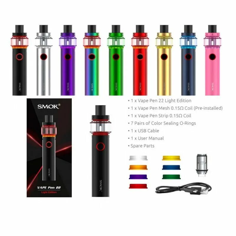 Как пользоваться смок. Вейп пен 22 лайт эдишн. смок vape pen. смок пен 22. smok 22.