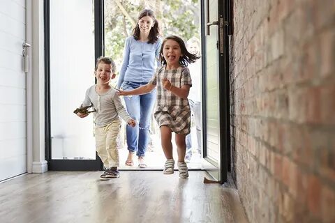 Mother coming home