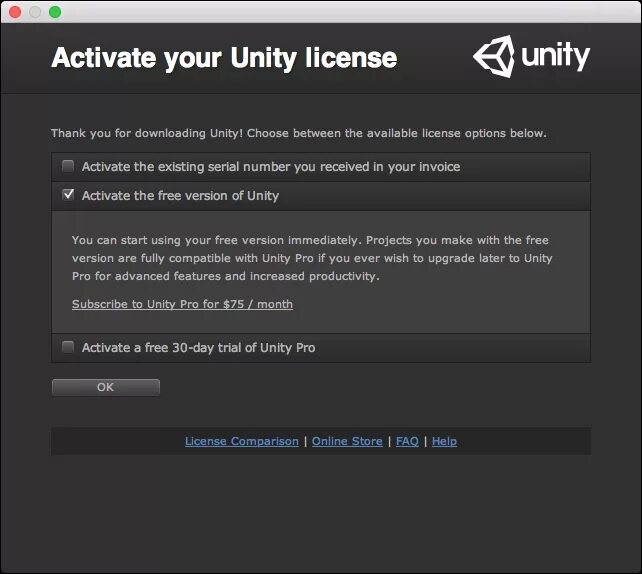 Unity no valid license. Лицензии unity. активация для unity. файл для лицензии юнити. unity какую лицензию выбрать.