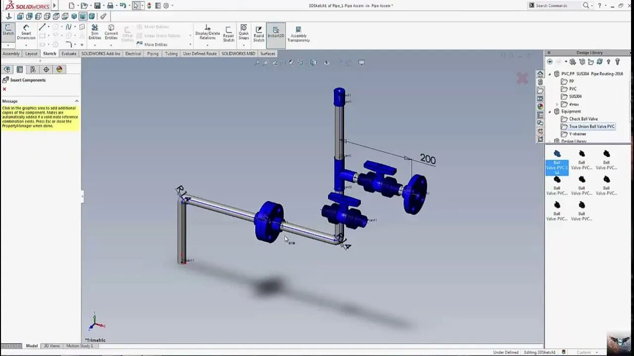 Solidworks routing. Опоры для труб в solidworks. solidworks pipe. solidworks valve. проекты опор для труб в solidworks.