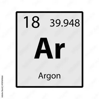 Аргон газ формула