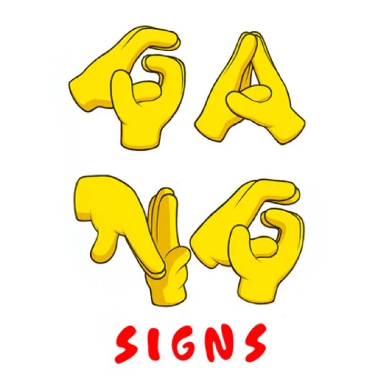 The sign. Gang signs. gang signs программистское. gang signs шаблон. all gang signs.