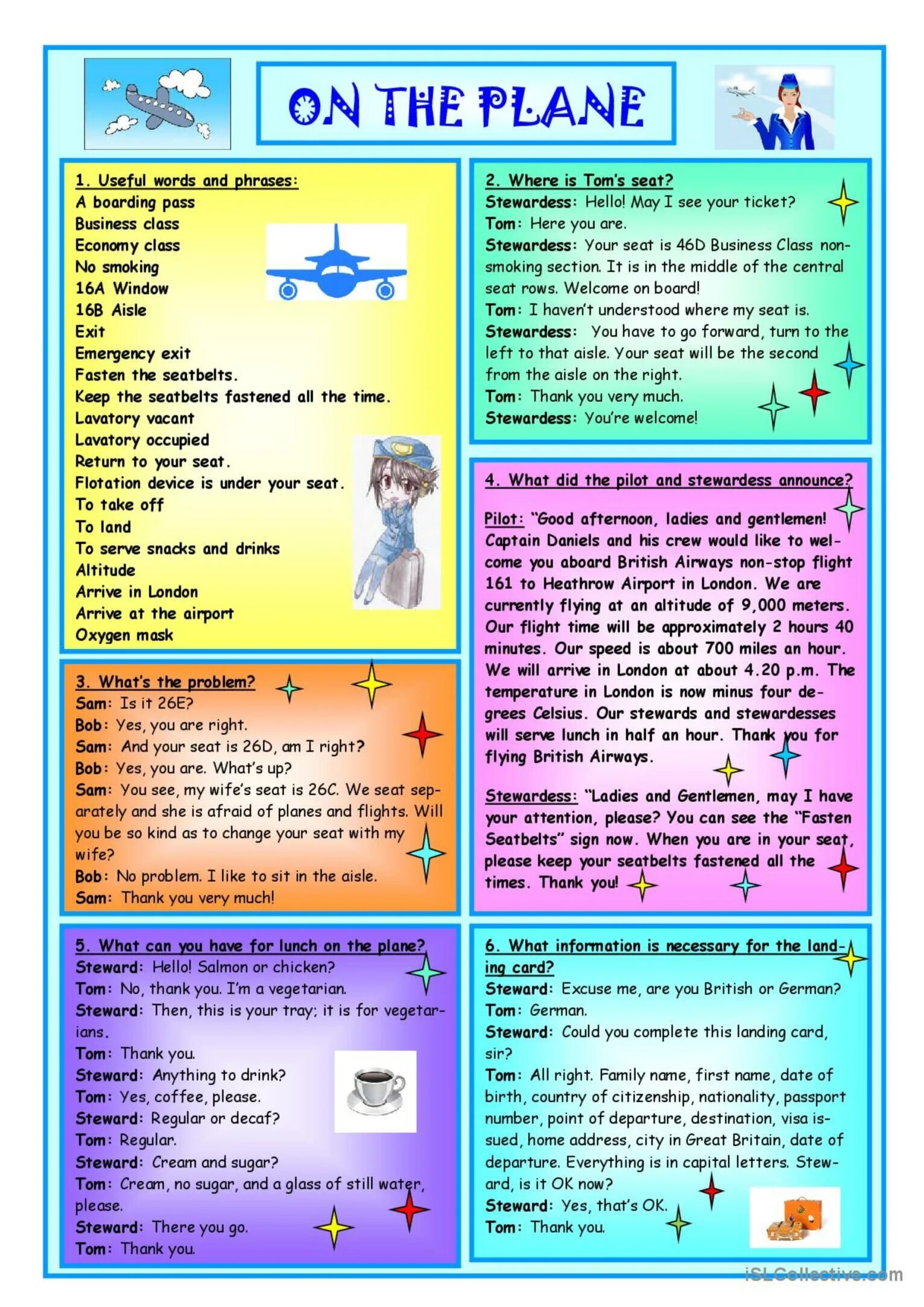 What did you in the afternoon. Travelling by Air 4 класс Worksheet. В аэропорту английский язык Worksheets. At the Airport упражнения. On a plane диалог.