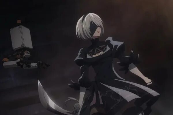 Играл в NieR: Automata? Смотри - сама 2B YoRHa в моей постели
