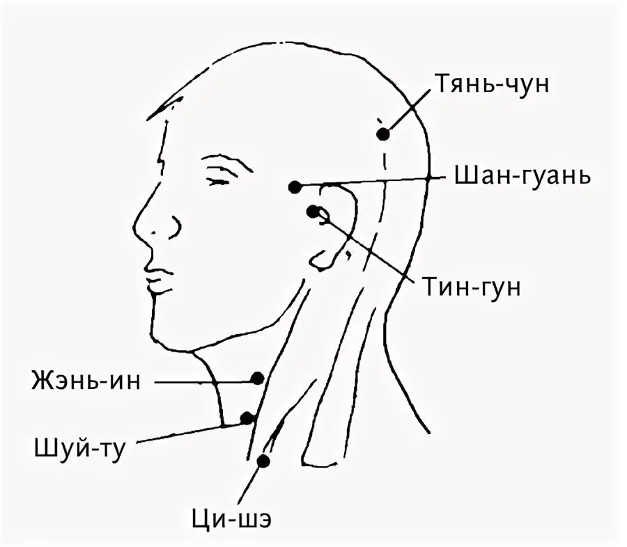 Точка тин. Акупунктурная точка Тин-Гун. Точка Шан Гуань. Эр Мэнь точка акупунктуры. Тин Хуэй точка акупунктуры.