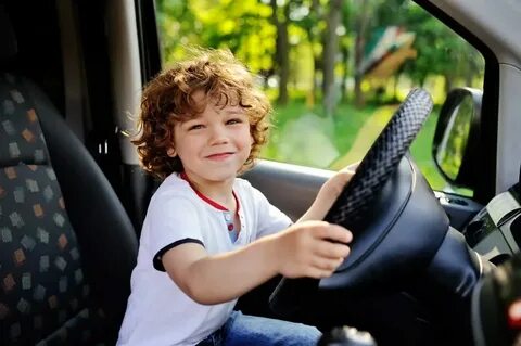 Driving boy