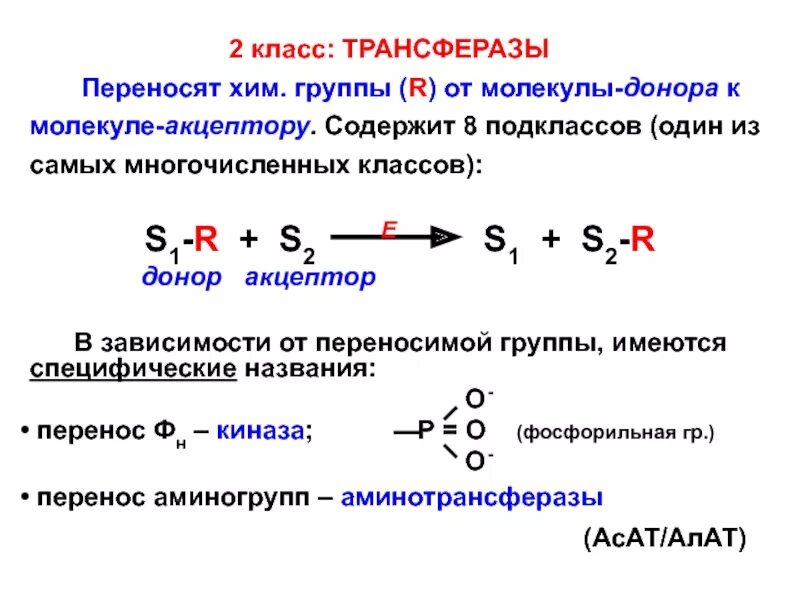Трансферазы это. Трансферазы класс ферментов. трансферазы подклассы. трансферазы уравнение реакции. трансферазы примеры реакций.
