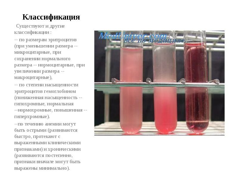 Моча при анемии