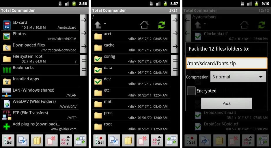 Переместить папку android. Total commander android. total commander планшет. total commander на телефоне. корзина в тотал коммандер для андроид.