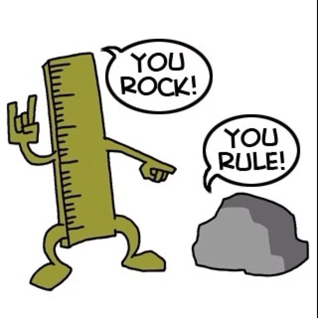 Ruled by rule. You rock you rule. you rock картинка. you rule.