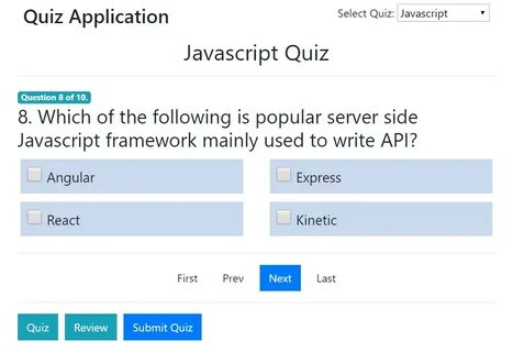 Js quiz