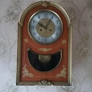 Настенные часы янтарь с маятником