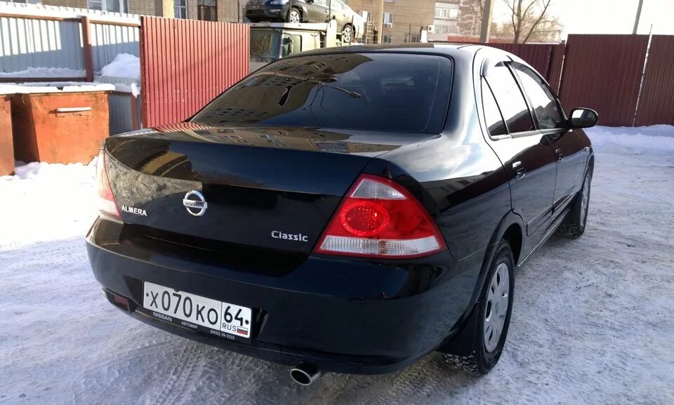 Пленка на задние фары и решетка в хроме - Nissan Almera Classic (B10), 1,6 л, 20