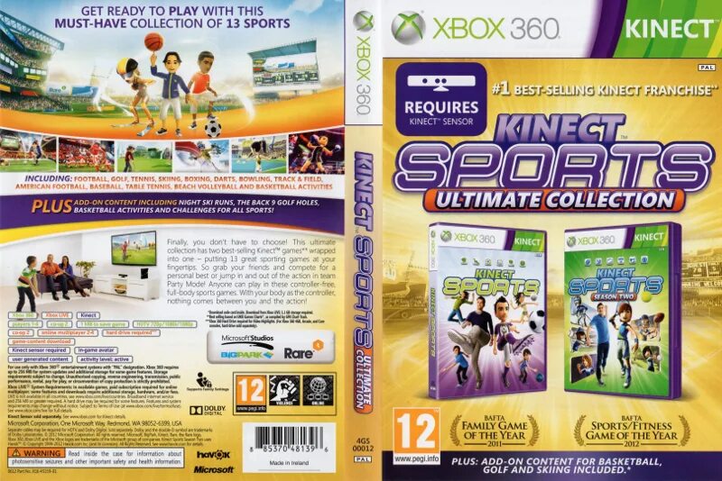 Kinect sports xbox 360. Kinect Sports Ultimate collection Xbox 360. Kinect Sports Xbox 360 обложка. Xbox 360 Kinect Sports Ultimate. Диск для Икс бокс 360 кинект диск спорт.