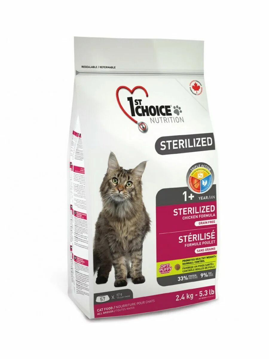 Корм 1st choice д\кошек Sterilized курица с бататом 2,4кг. Фест Чойс для кошек. Корм для кошек 1st choice для стерилизованных. Корм фест Чойс для котят. Супер премиум для стерилизованных кошек