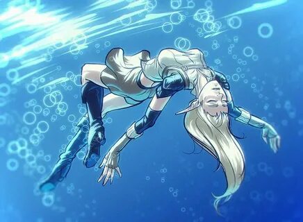 Animated drowning