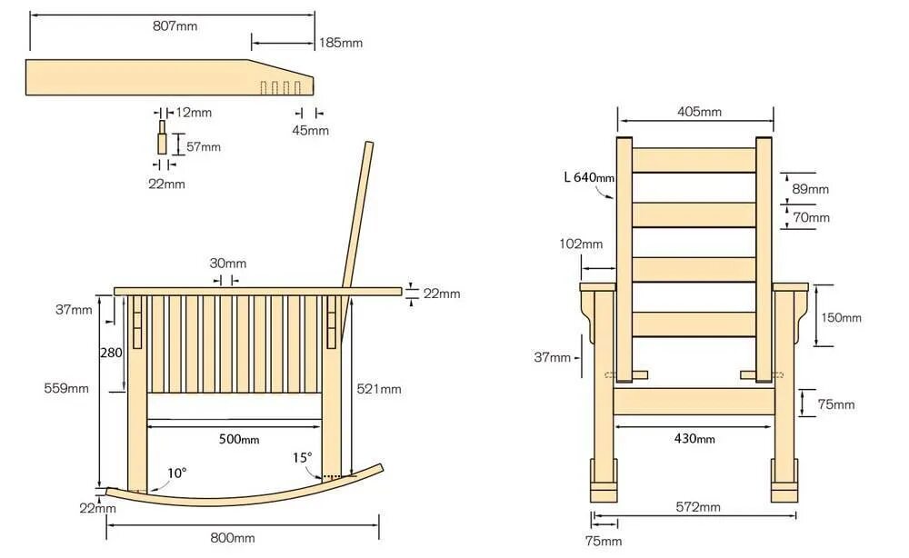 Общий чертеж Wooden chair, Wood chair diy, Wood furniture diy