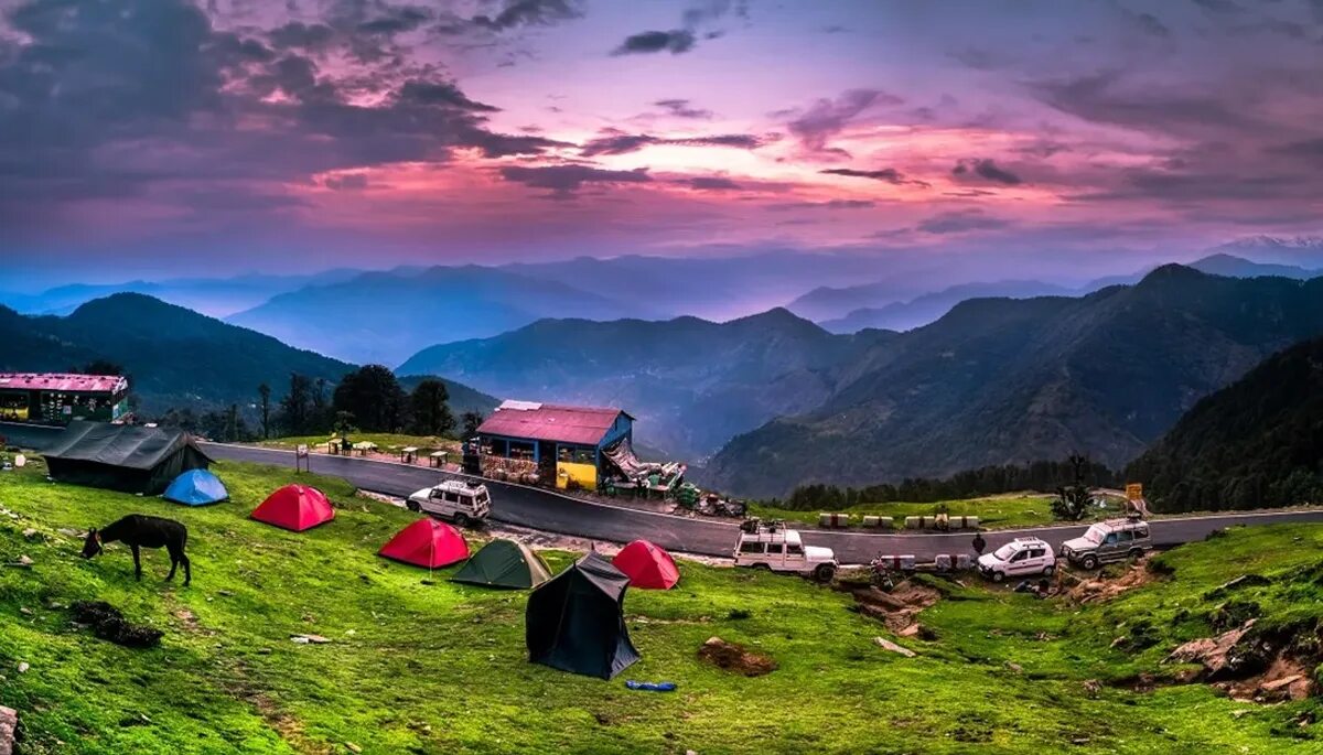 Отдых в азии летом 2021. Uttarakhand Индия. Auli. Чопта. Сикким панорама.