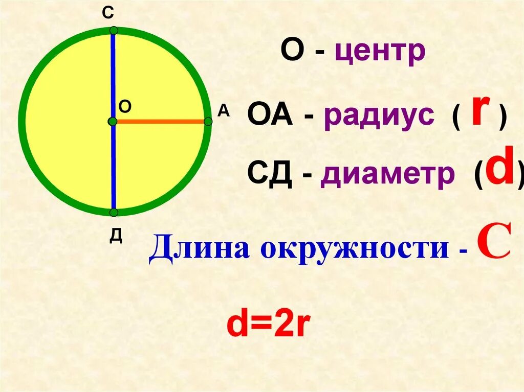 Формулы круга 6 класс. Формула диаметра окружности 6 класс. Радиус и диаметр окружности. Диаметр окружности. Окружность круг радиус диаметр.