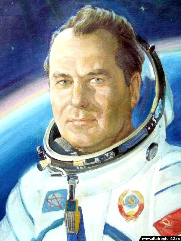 Портрет Германа Титова. Самый известный космонавт художник
