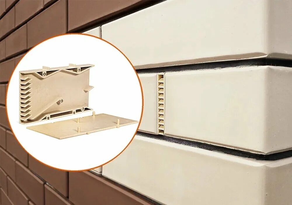 вентиляционно осушающая коробочка для кирпичной кладки. вент коробочки для кирпичной кладки. вентиляционные продухи в кирпичной кладке. вентиляция кирпича. керамический блок 250х250х200.