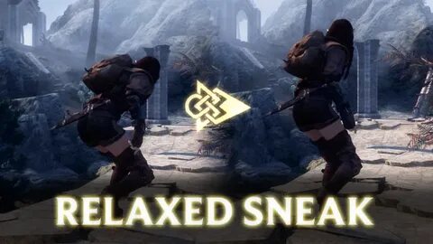 Skyrim sneak animation