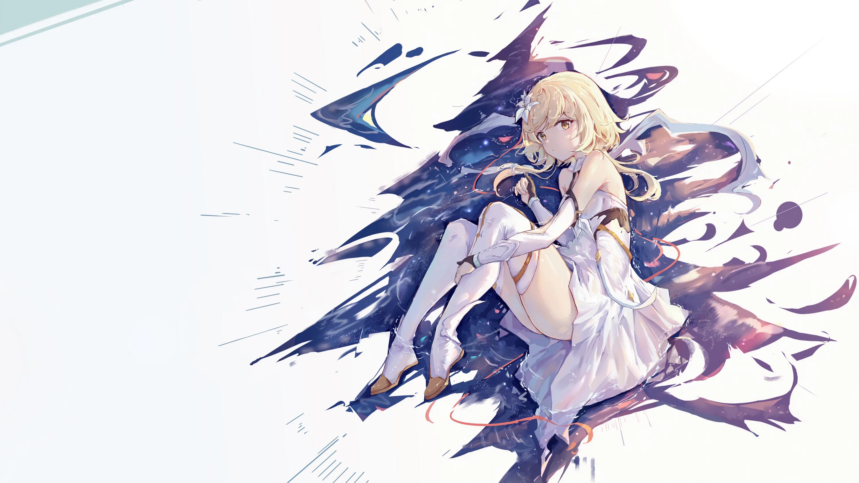 Вальс нирваны геншин. Эола геншин импакт. геншин lumine. люмин genshin impact. геншин импакт арт.