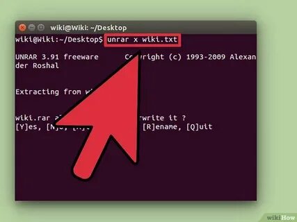 Разархивировать linux