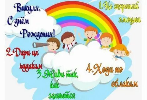 Смешные картинки с днем рождения вике