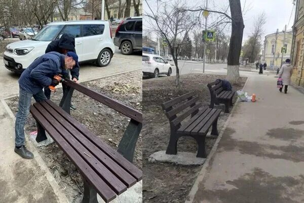 Ерш новочеркасск последние. Эколавочки Новочеркасск. Лавки из вторсырья Новочеркасск. Скамейка Бионика. Скамейки из вторсырья.