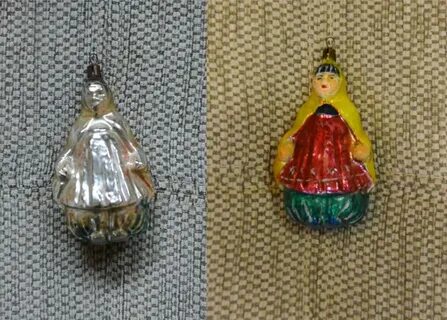 Реставрация елочных игрушек из стекла