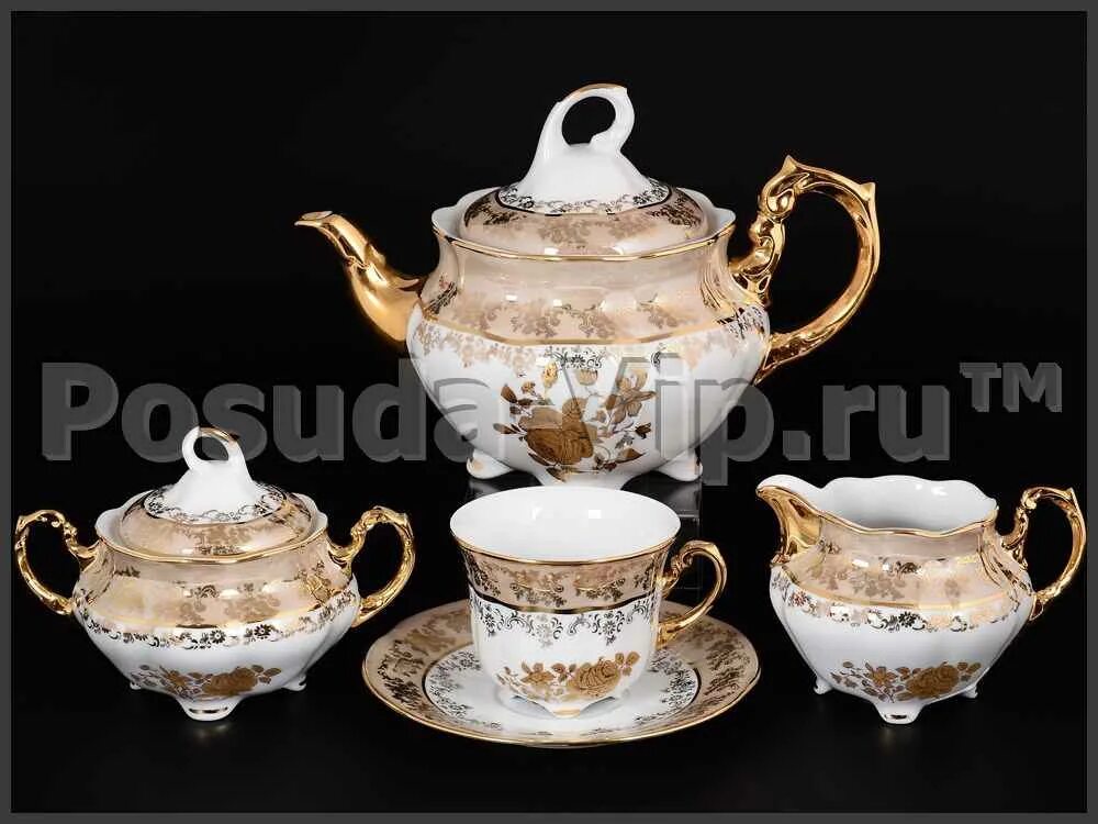 Сервизы royal. Сервиз Роял Порцелайн. Royal Porcelain чайный сервиз. Чайный сервиз Венеция Royal Czech porcelaine.
