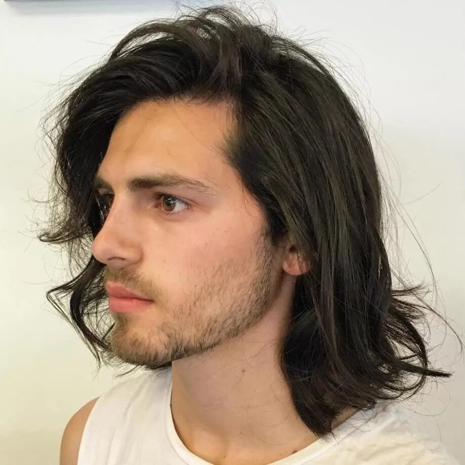 nice 55 Cool Shoulder Length Hairstyles for Men - The Elegance in Medium Length 