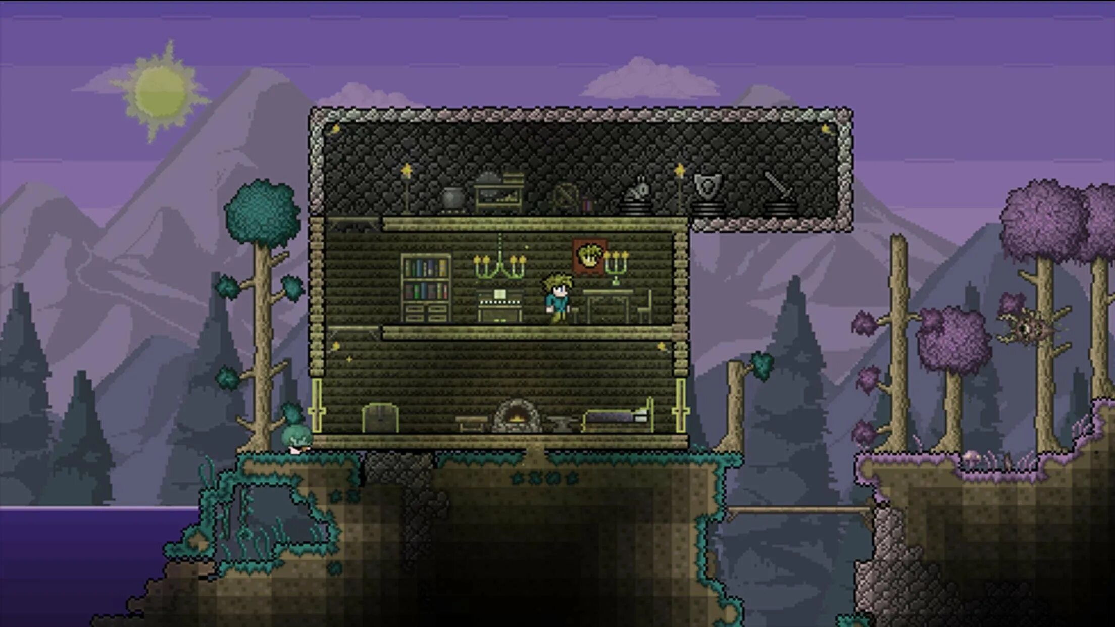 Террария как играть с другом на пк. Алхимический столик террария. Terraria колдовской стол. Террария картинки. Terraria спрайты.