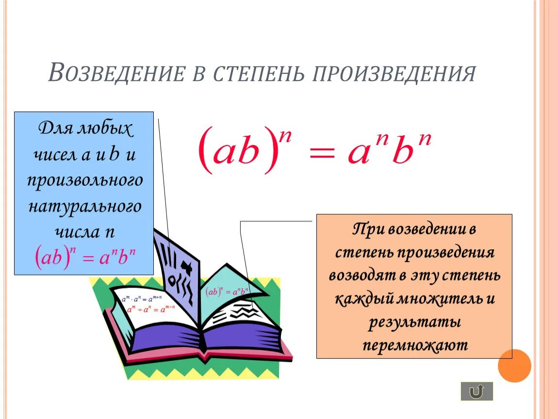 Возведение в степень c. Возведение произведения в степень. возведение в степень произведения и степени. возведение в степень п. степень возвести в степень.