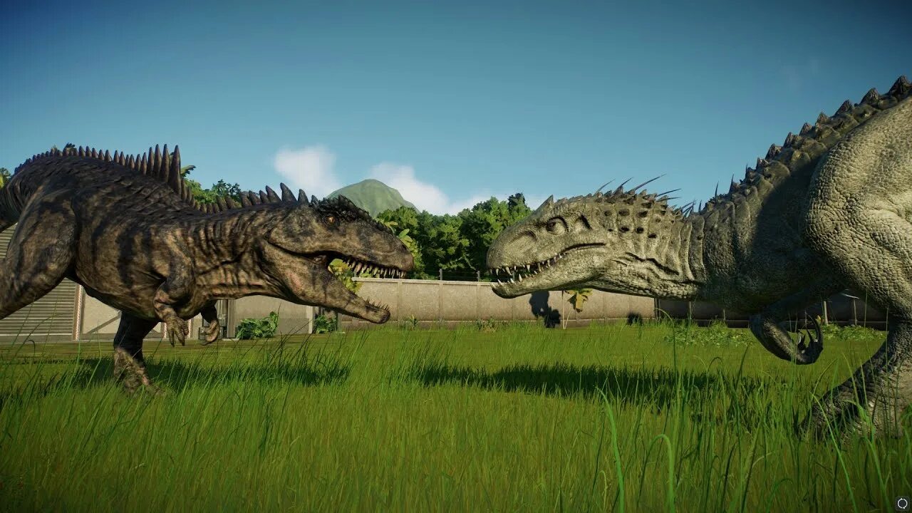 Гигантозавр против индоминуса рекса. Giganotosaurus indominus rex. Giganotosaurus vs indominus rex. Гиганотозавр jurassic world. Jurassic world evolution 2 giganotosaurus.