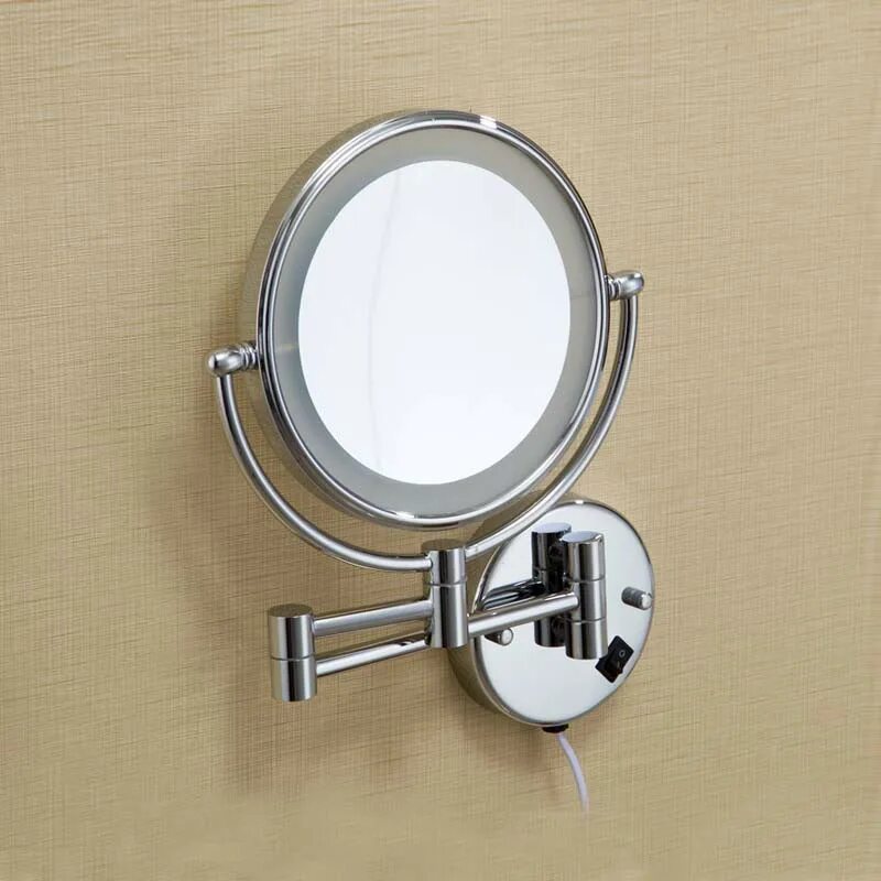 Зеркало Magnifying Mirror круглое. Зеркало увеличительное 3х косметическое. Hb6408 зеркало увеличительное настенное. Косметическое зеркало с подсветкой в ванную. Зеркала св