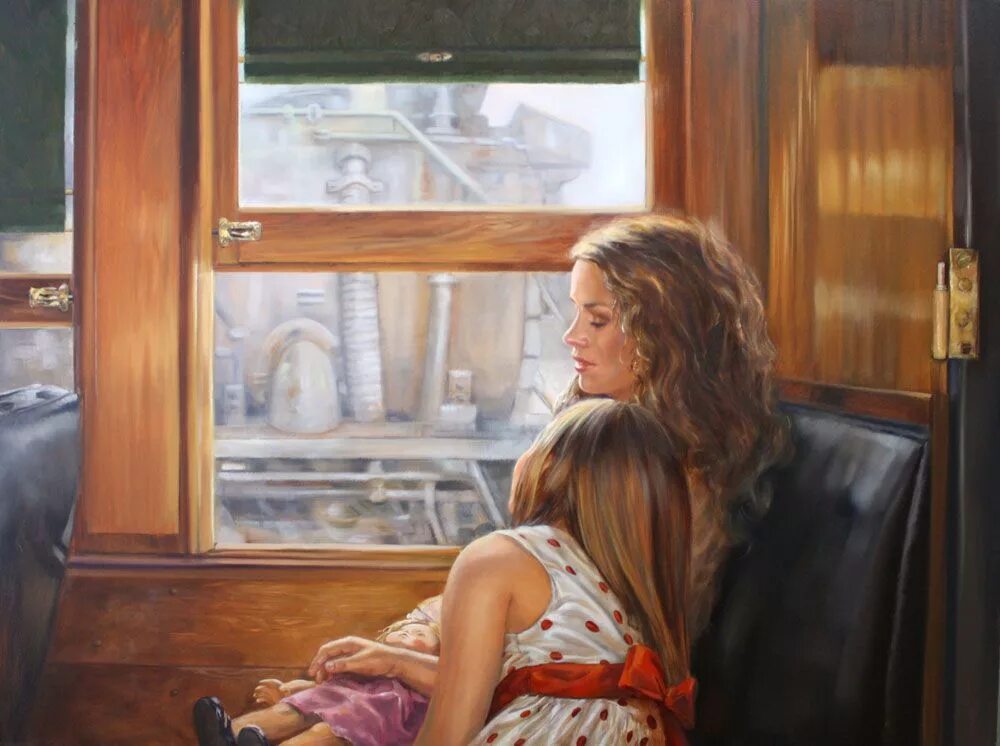 ✿ László GULYÁS ✿ Figure painting, Painting, Woman painting