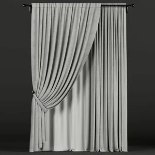Curtain 3d model