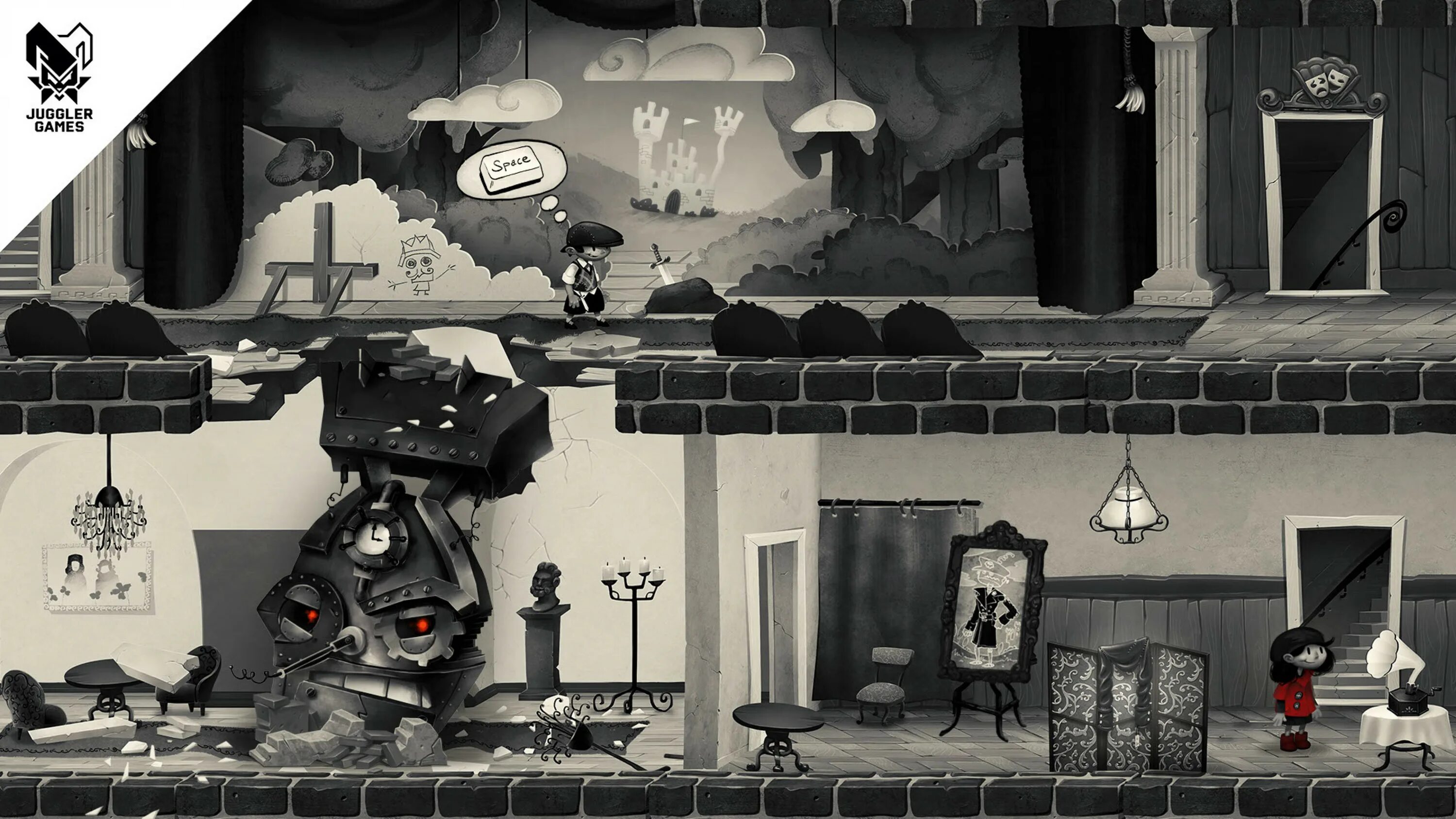 Старая черно белая игра ninja. Черно белая 2д игра. Черно белая игра. Черно белый платформер. Черно белая игра на телефон.