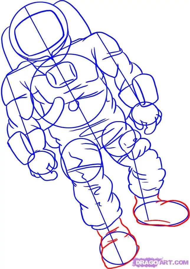 Как рисуется космонавт. Космонавт рисунок. Этапы рисования Космонавта. Космонавт рисунок карандашом. Рисование космонавт пошагово.