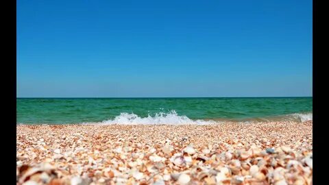 Песчаный берег черного моря