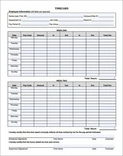 Time card