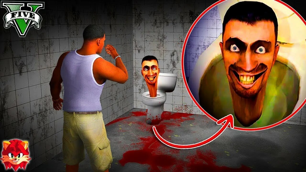 GTA 5 Toilet. Создал игру скибиди