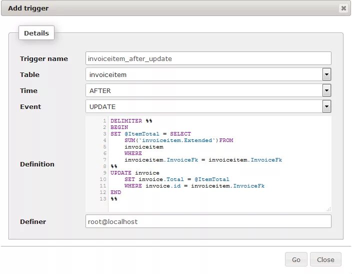 Trigger update. Триггеры MYSQL. Триггеры на обновление MYSQL. Триггер PHPMYADMIN. MYSQL триггер на Insert.