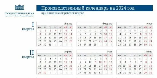 Праздники январь 2024 года в россии. Производственный календарь 2024. Производственный 2024 производственный календарь на 2024 год. Рабочие дни 2024. Производственный календарь на 2024 год для пятидневной рабочей недели.