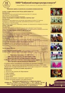 Елабужские колледжи после 9 класса